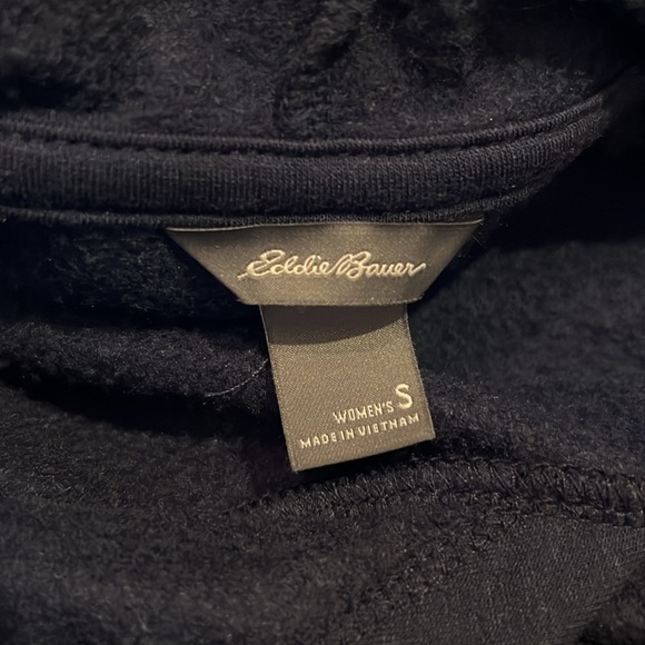 Eddie Bauer Women’s Small Navy Hoodie - Picture 3 of 4